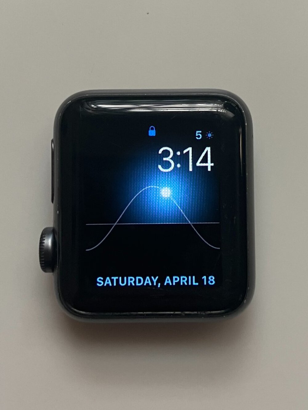 Apple Watch Series 3 - 38mm Space Gray Aluminium Smartwatch with Nike+ and GPS